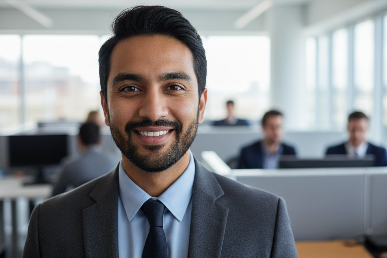 indian software engineer man