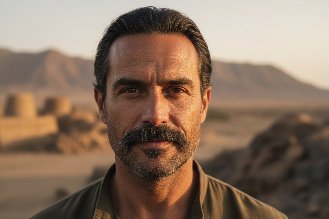 make him feel real, not angry look